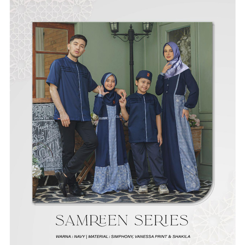 Sarimbit Samreen Series - Navy by Keke / Latest Family Sarimbit 2024 ...