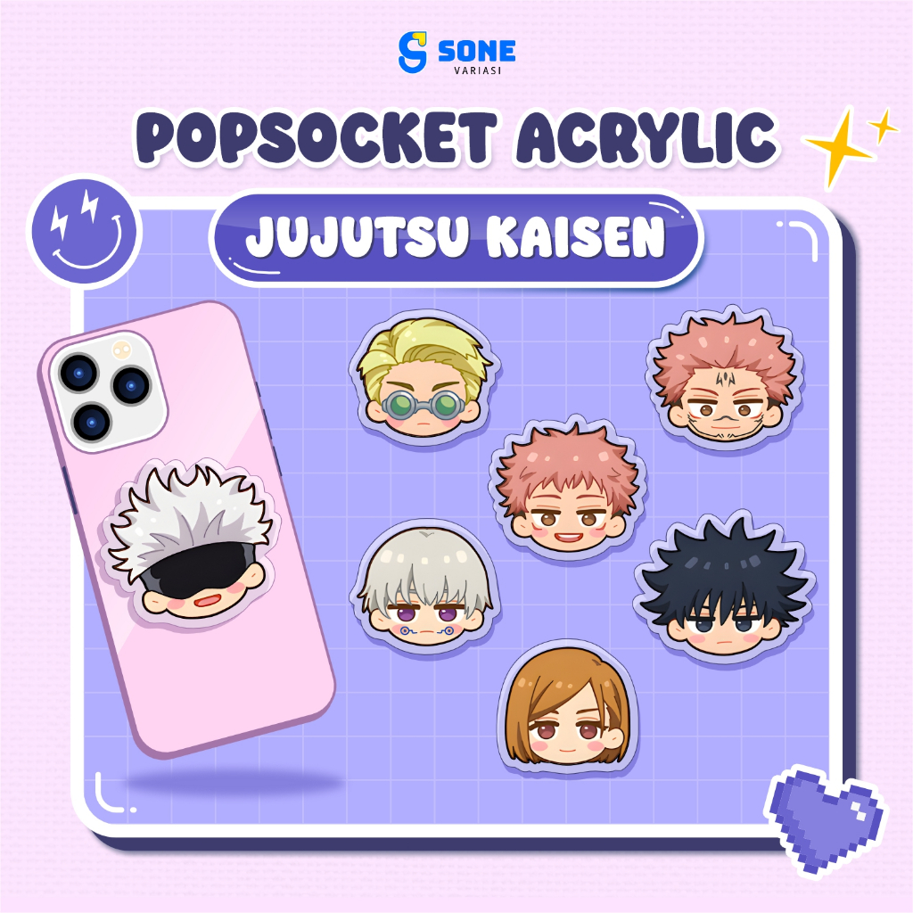 Pop Socket Anime Phone Grip Its An Anime Thing You Wouldnt