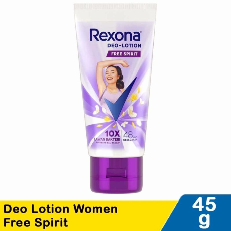 Rexona Deo Lotion Women Free Spirit 45g Shopee Malaysia