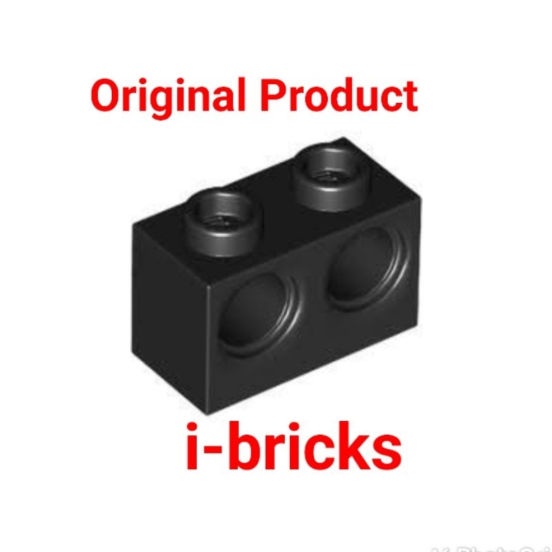 LEGO parts 3200026 Brick 1x2 with 2 Holes Black | Shopee Malaysia