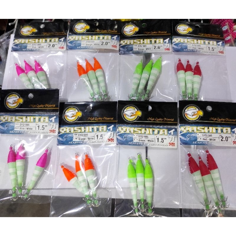 Apollo Squid Jig Seahawk Yashita 1.5, 2.0, 2.5 | Shopee Malaysia