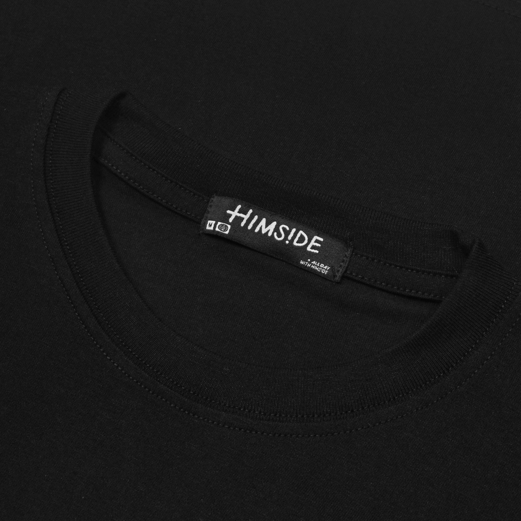 HITAM KATUN Himside - Combed Cotton 24s - Wonder Oversize Boxy Black ...