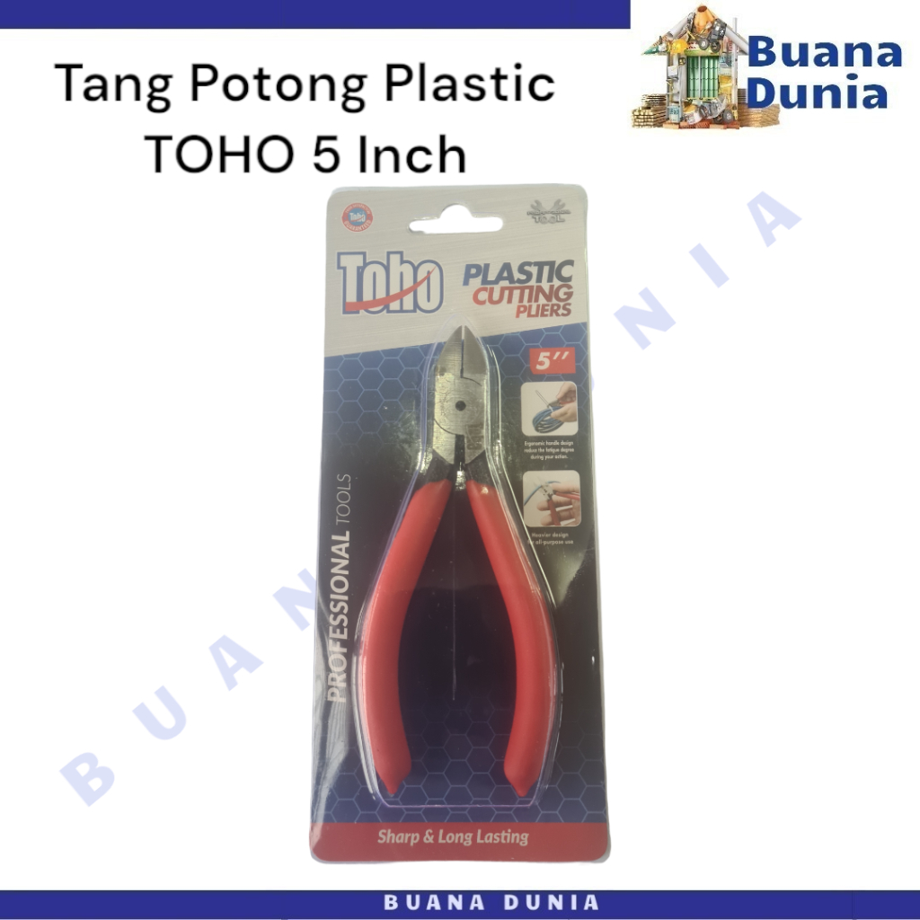 TOHO 5 Inch Plastic Cutting Pliers | Plastic Cutting Pliers | (1PC ...