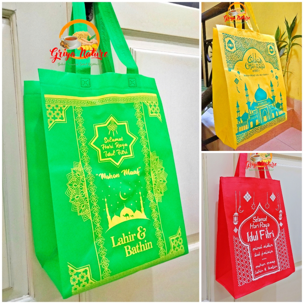 Eid Al-fitr Bag Jumbo Large 40x30x15cm Pres Bag Parcel Hari Raya Gift 