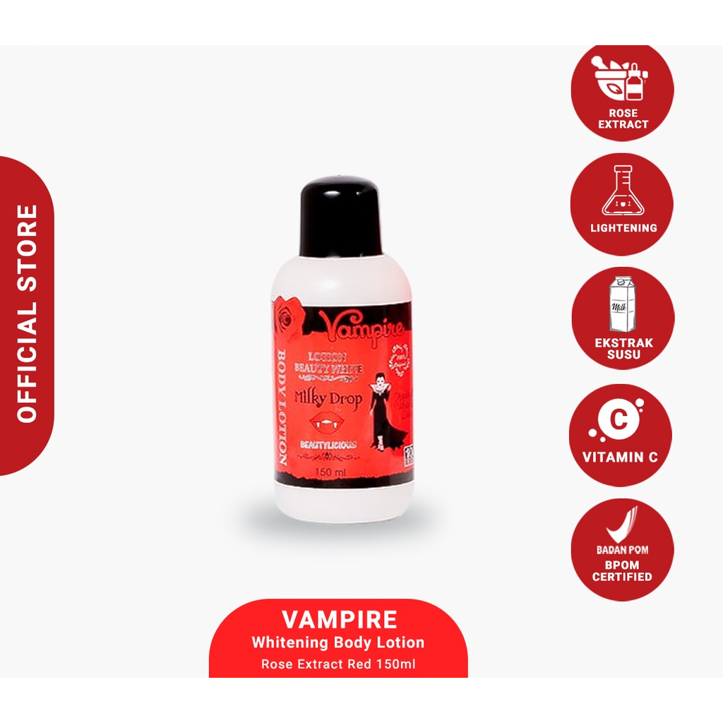 Rsamantha Vampire Beauty White Whitening Body Lotion With Rose