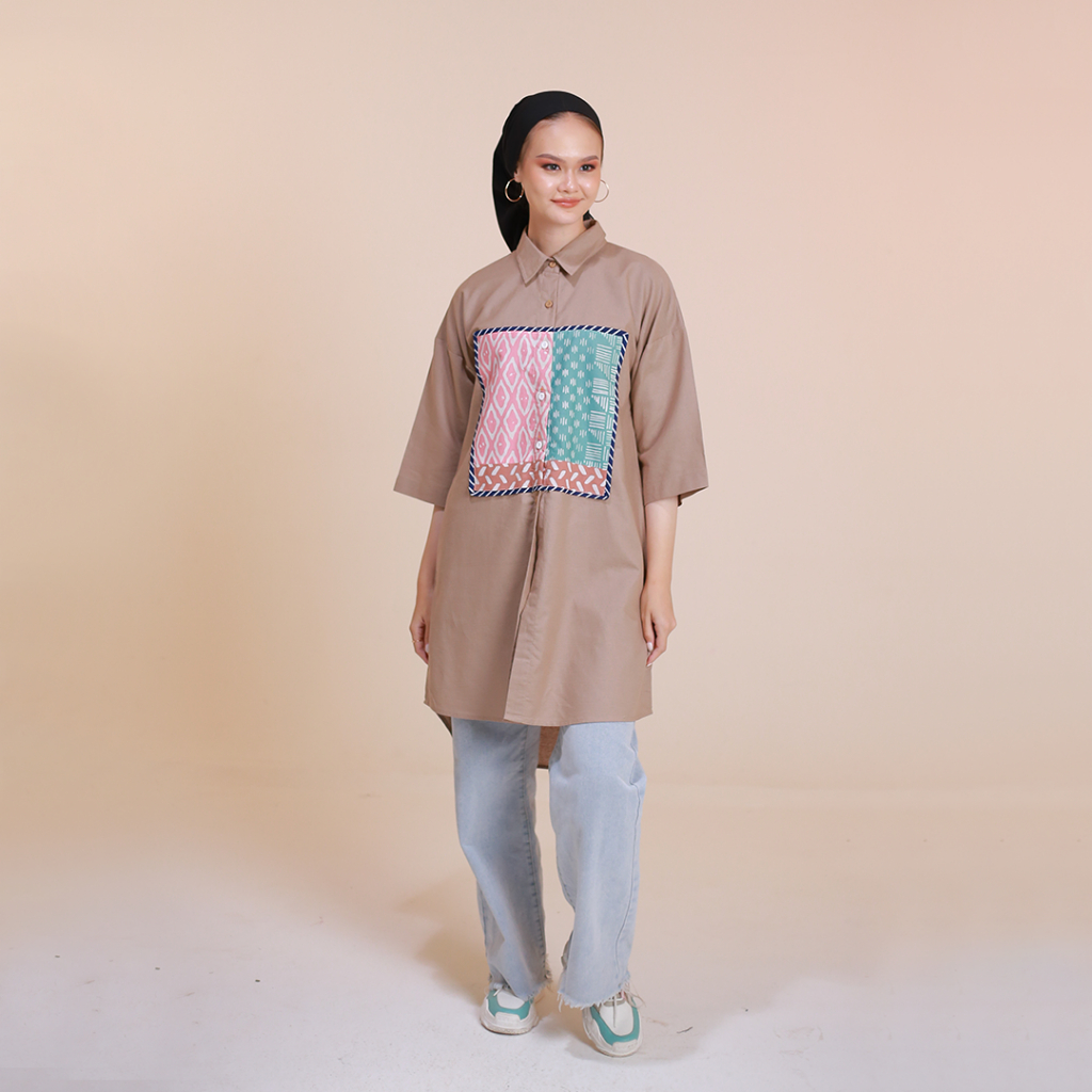 Restock!! X Noa Everyday Batik Tunic Khalila | Shopee Malaysia