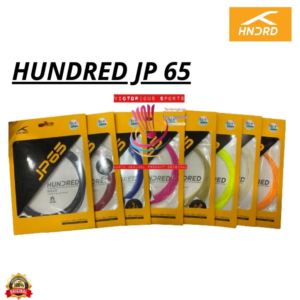 JP Hundred BADMINTON BADMINTON Strings HUNDRED Jp65 ORIGINAL | Shopee ...