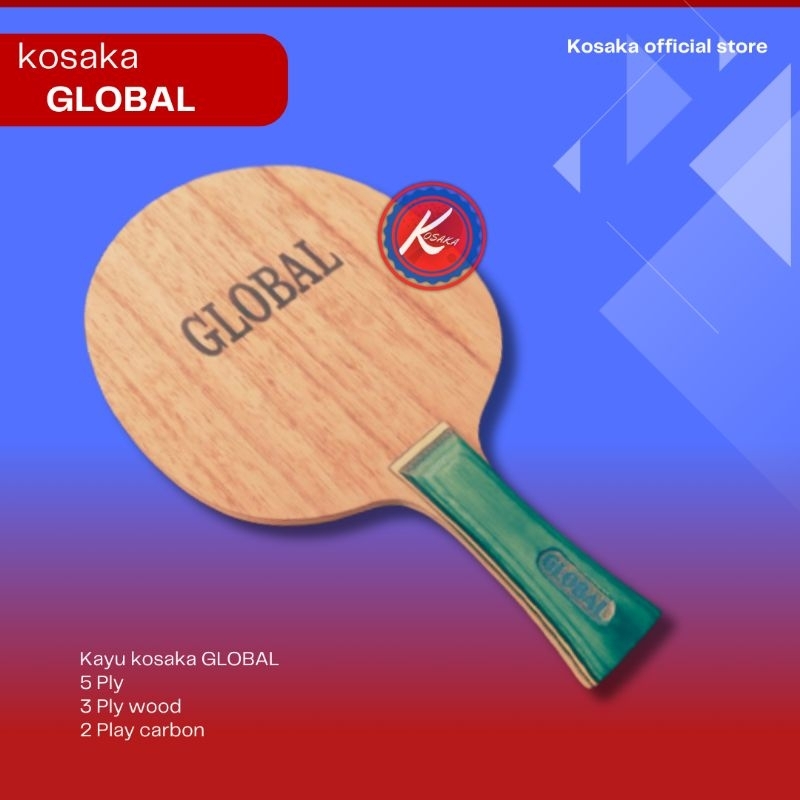 KAYU Kosaka GLOBAL Reborn Wood carbon bet pingpong Table Tennis ...