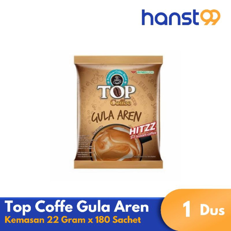 Top Coffee Palm Sugar 1 Box contains 12 Pieces (180 Sachets) | Shopee ...