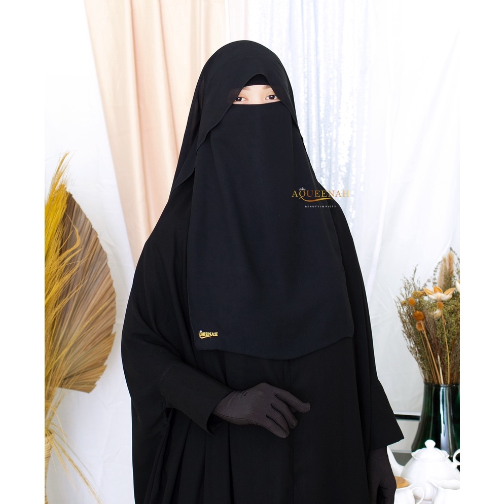 Code X23N Aqueenah Niqab Purdah Yemen Butterfly Maryam Arabic Chiffon ...