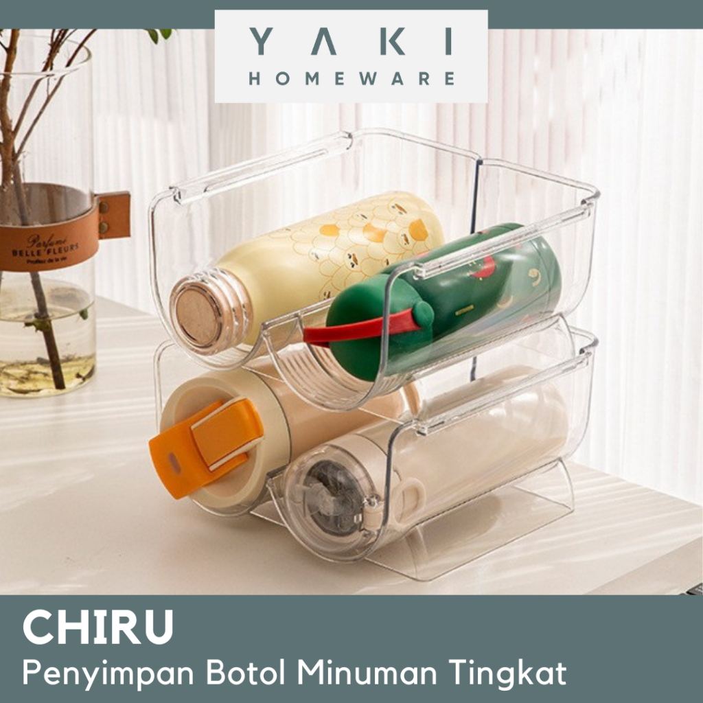 TERMOS Yaki - CHIRU Transparent Bottle Rack For Storing Clear Drinking ...