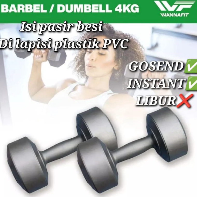 ART W83L dumble 4 KG PVC barbell ABU LOAD TRAINING TOOL FITNESS ...