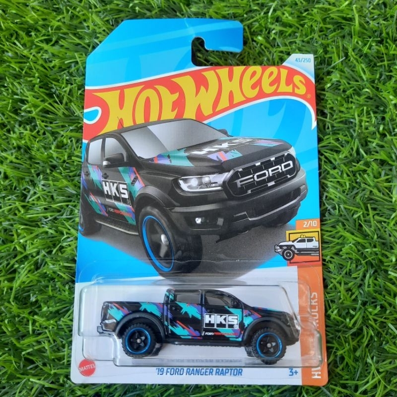 HITAM Hot Wheels 19 Ford Ranger Raptor HKS Black 2024 | Shopee Malaysia