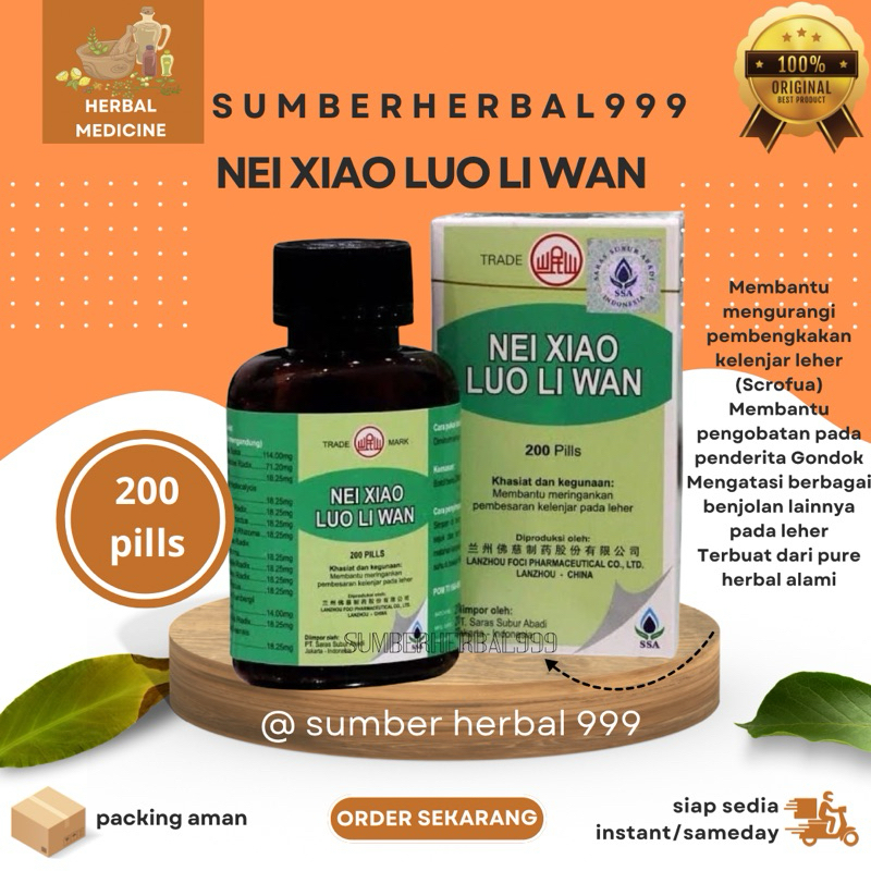 Nei Xiao Luo Li Wan - Neck Gland Medicine | Shopee Malaysia