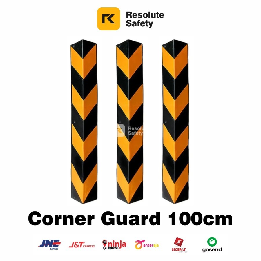 Corner Guard Rubber/Rubber Wall Corner Protector/100Cm x 9cm | Shopee ...