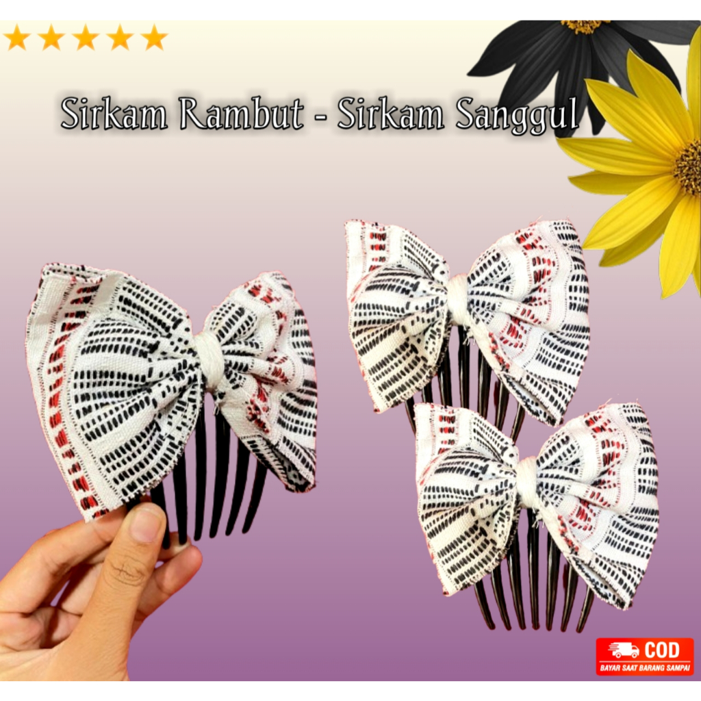 Hair Comb - Ribbon Style Bun Comb / NO | Shopee Malaysia