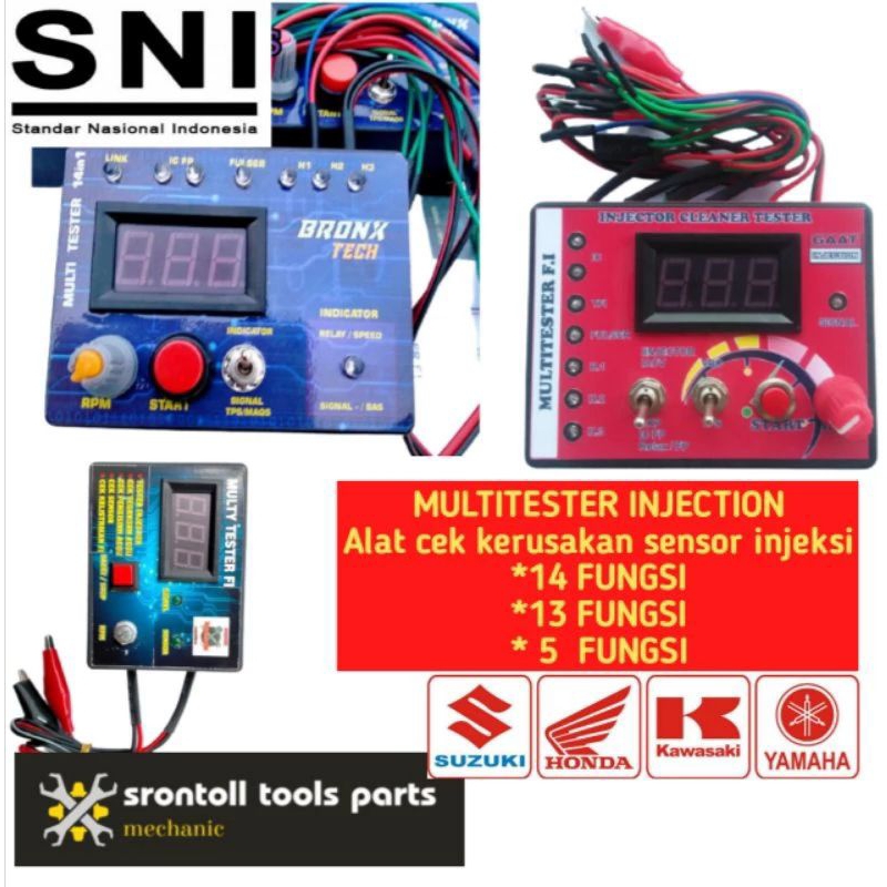 Digital Multitester fi injection sensor damage checking tool injection ...