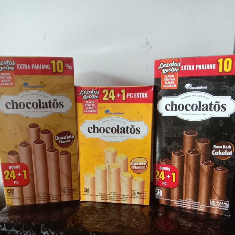 Chocolatos wafer Stock roll Contents 25pcs | Shopee Malaysia