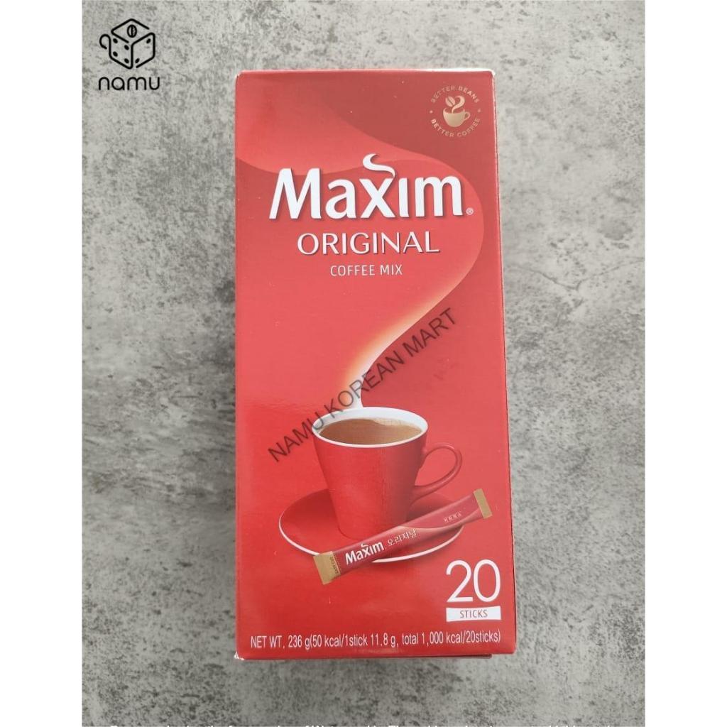 Maxim Original Coffee Mix 236gr Contents 20/Korean Coffee Mix/Korean ...
