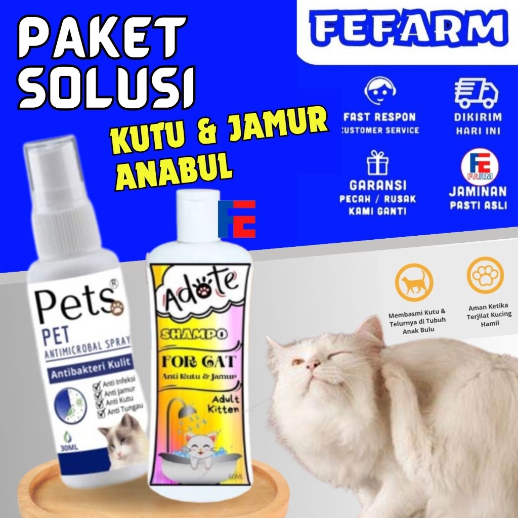 Gogo ORDER Package Bundling Spray Anti Scabies Cat Fleas And Anti
