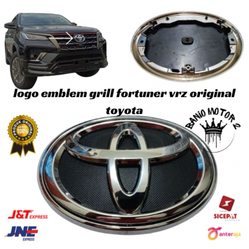 Toyota original fortuner vrz grill emblem logo | Shopee Malaysia