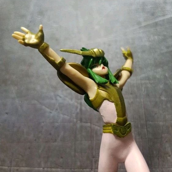Anime Figure Saint Seiya Character Shun Andromeda Gold Version | Shopee ...