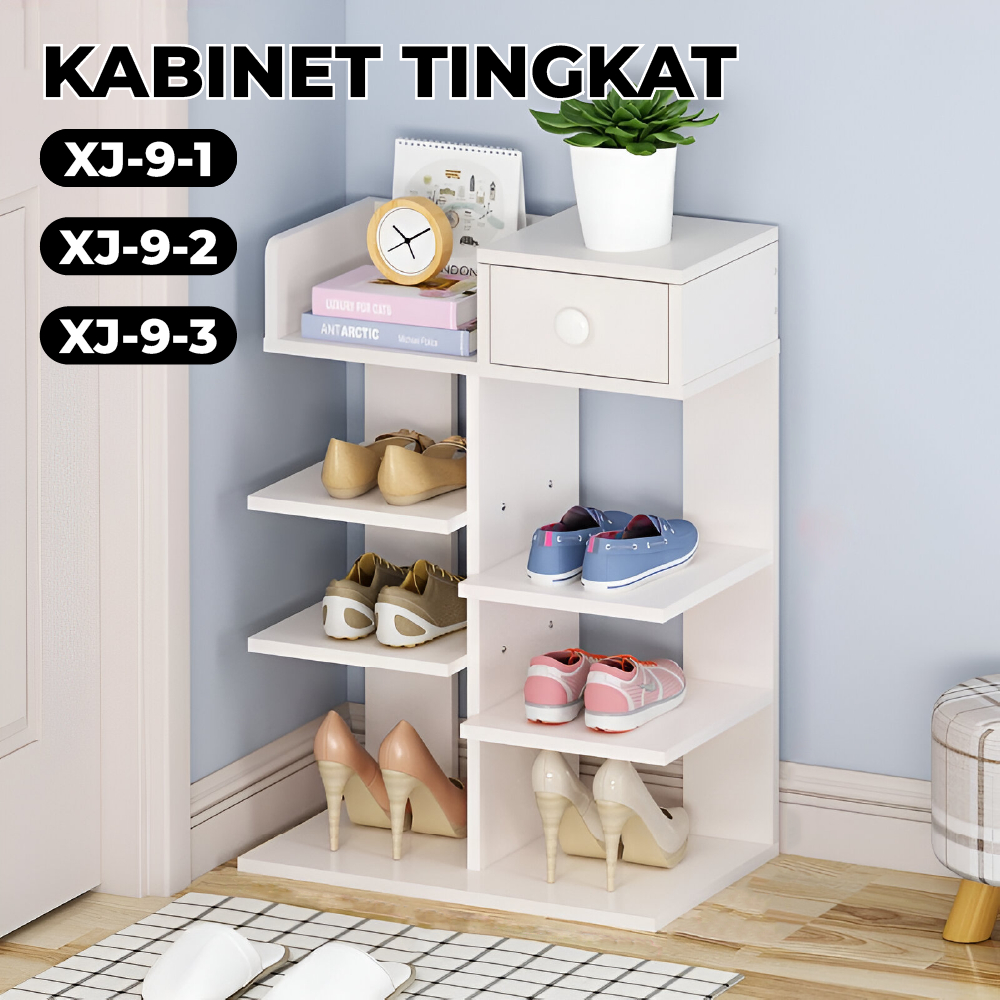 Multifunctional Minimalist Stacking Shoe Rack Level Cabinet Simple ...