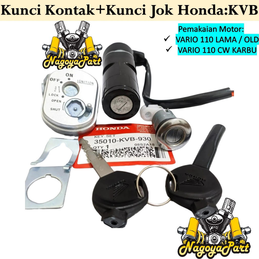 Ignition Key Vario 110 OLD Vario 110 Carburetor KVB part Code | Shopee ...