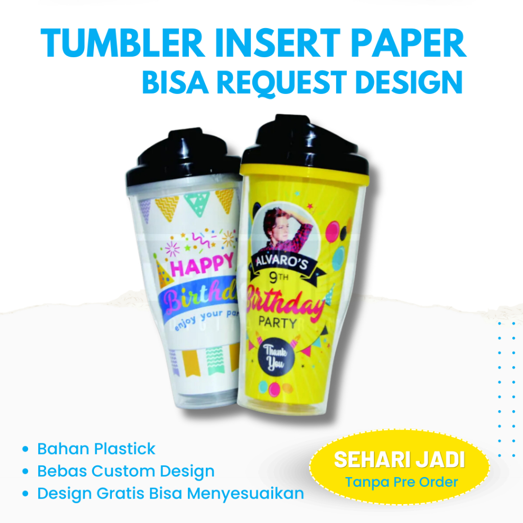 Custom Tumbler With Your Own Photo/DESIGN | Tumbler Custom Insert Paper ...