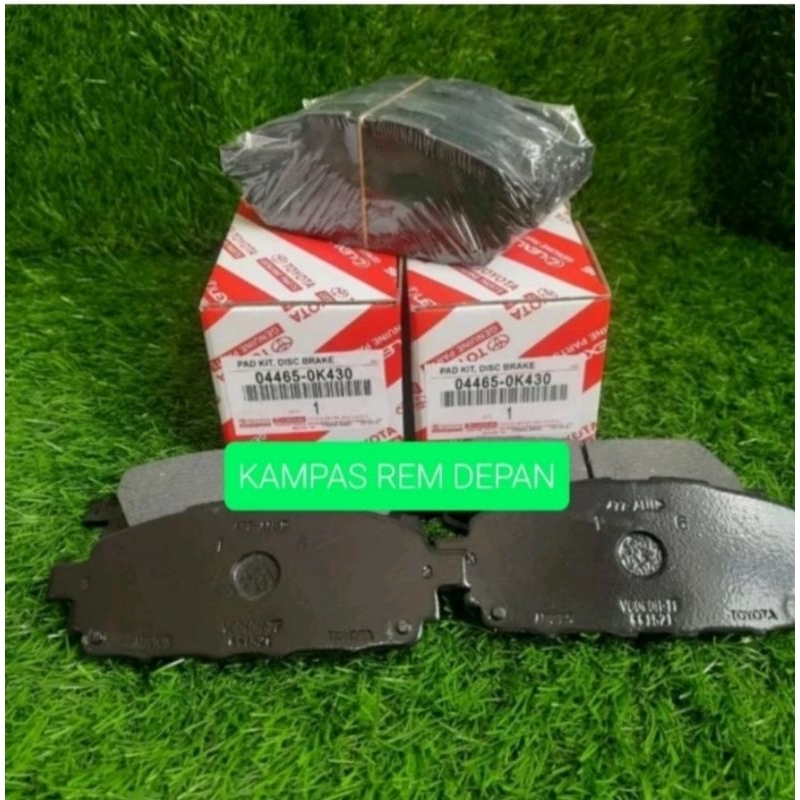 Front Rear Brake Pads 1 Package INNOVA REBORN ORIGINAL | Shopee Malaysia