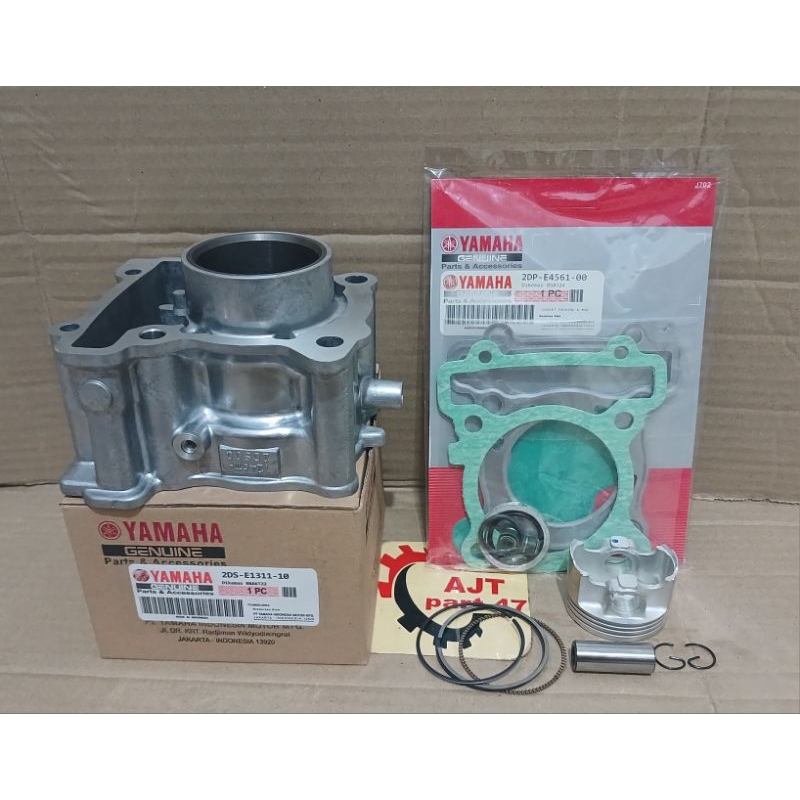 Piston Cylinder Block Complete Set Yamaha Lexi Lexy 125 Free Topset ...