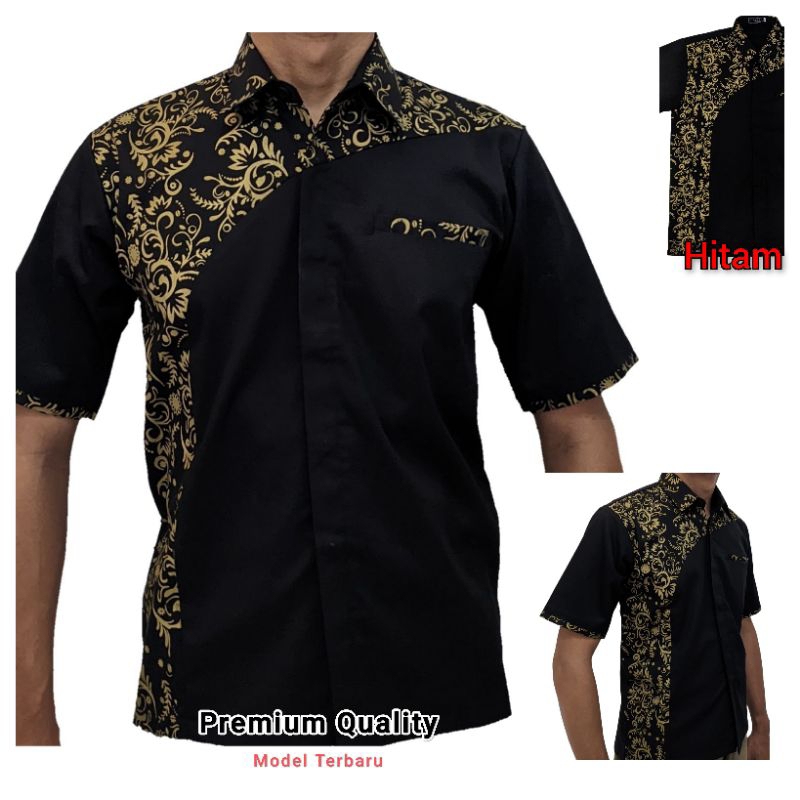 Uniform Batik drill Office Employee Hotel Resto Catering Shop | Shopee ...