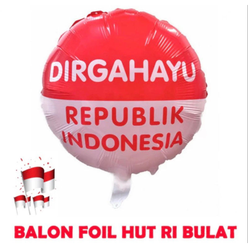 Indonesian Independence Day Independence Day Plastic Clap Balloons/I ...