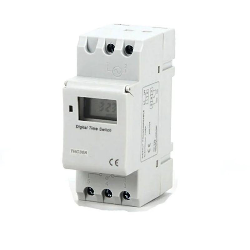 Digital Timer Switch Power Timer Programmable Time Switch Relay 30A ...