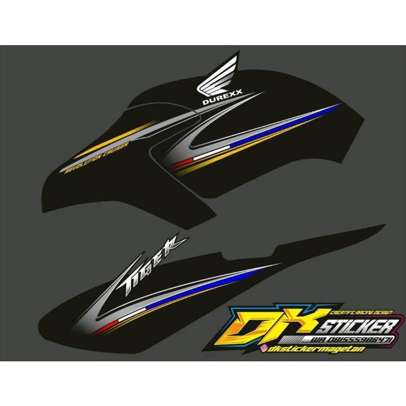 Striping TIGER REVO Variation/Transparent TIGER REVO STRIPING STICKER