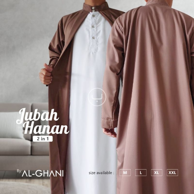 KATUN Dannis - 1 set Of Inner Outer Robes, 2in1 Hanan Robes, Men's ...