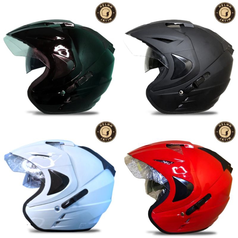 Acn brand double visor/double glass helmet, removable and removable ...