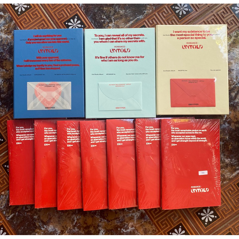 Enhypen ROMANCE UNTOLD SEALED ALBUM | Shopee Malaysia