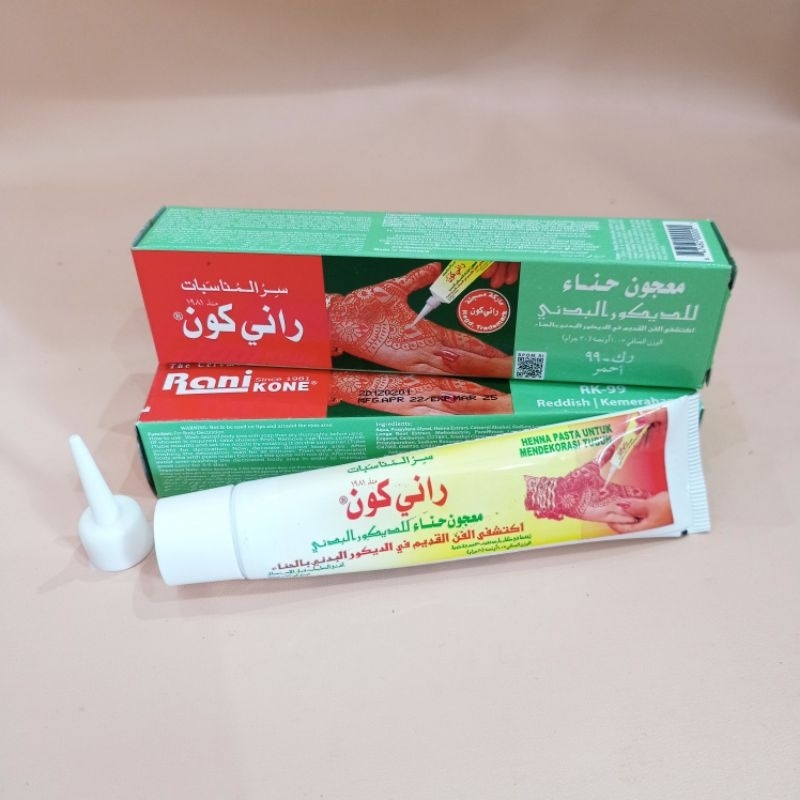 MERAH Henna RANI KONE 99 REDPACK RED 360gram 1 PCS | Shopee Malaysia