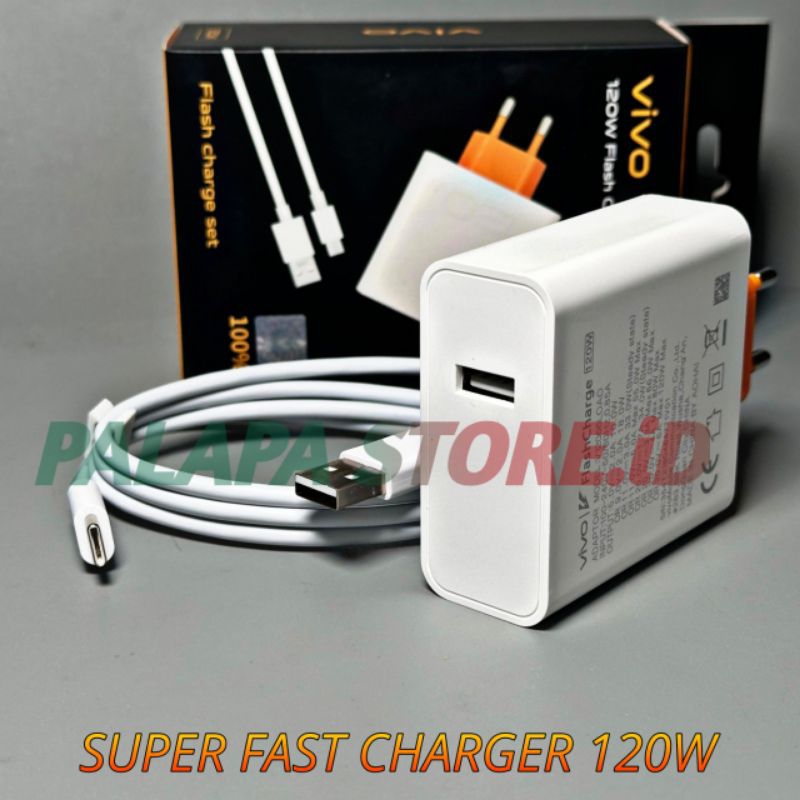 Charger VIVO 44W 66W 80W USB TYPE C Fast Charging 100% VIVO Y27 Y27s ...