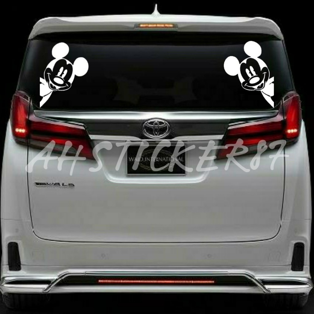 Mickey Mouse Sticker Car Sticker Car Sticker Cutting Sticker Glass ...