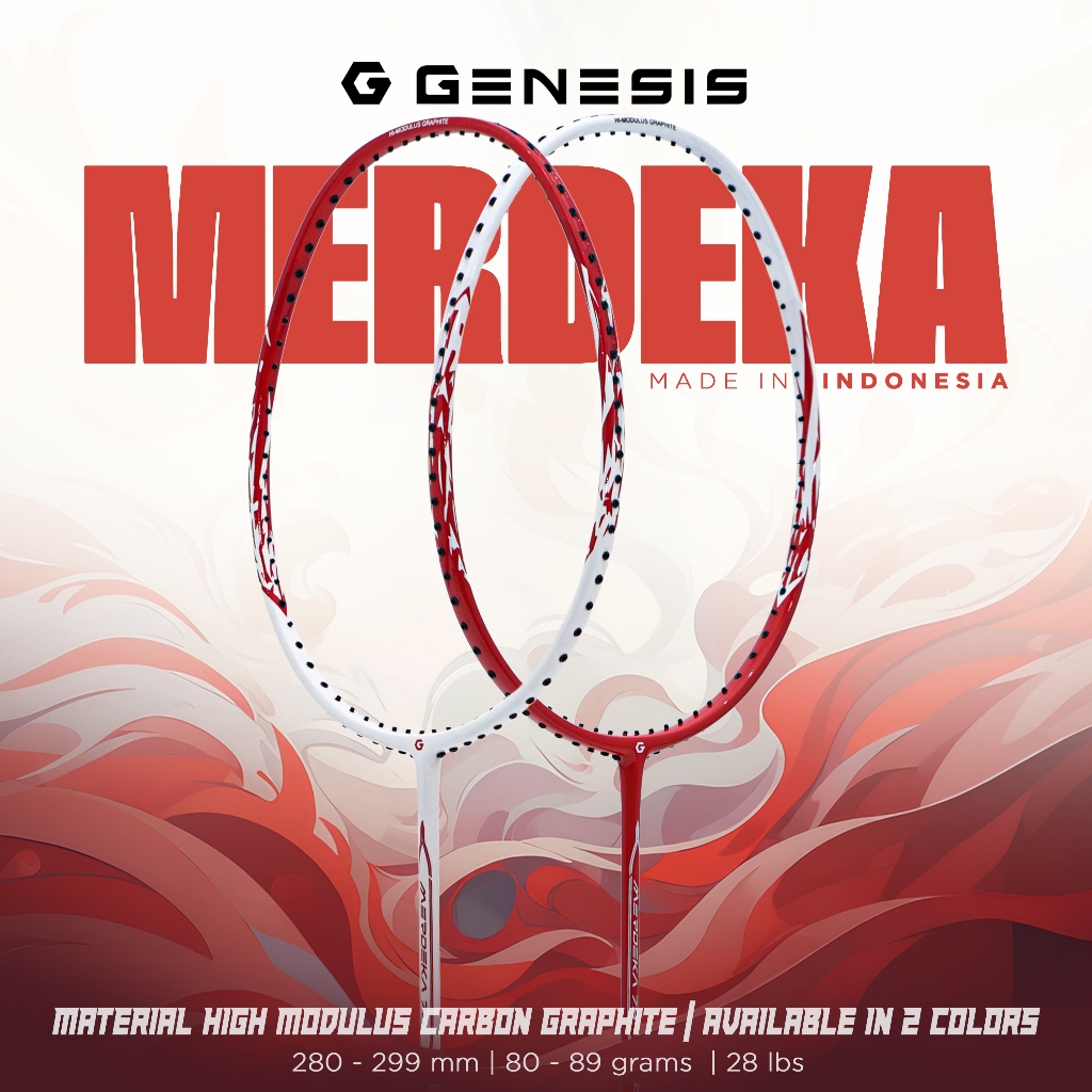 Genesis Merdeka 79 28 LBS Badminton Racket Badminton Original | Shopee ...