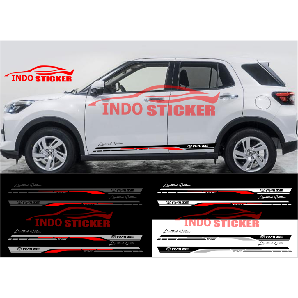 Toyota raize cutting Car sticker raize Car list sticker | Shopee Malaysia