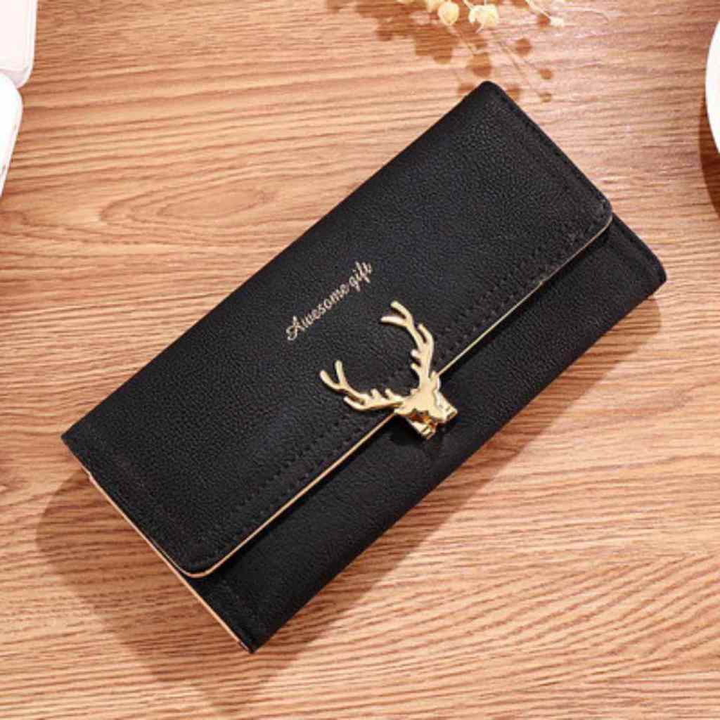 Women’s Uraki Leather Wallet with Seatbelt-Style Strap main image 0