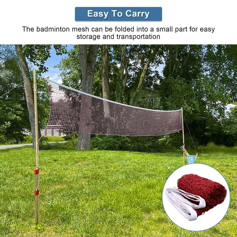 BADMINTON NET-BADMINTON NET IMPORTED STANDART TOURING BOX BLUE ...