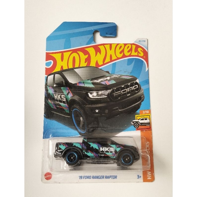 HITAM Hot Wheels 19 Ford Ranger Raptor HKS (black) | Shopee Malaysia