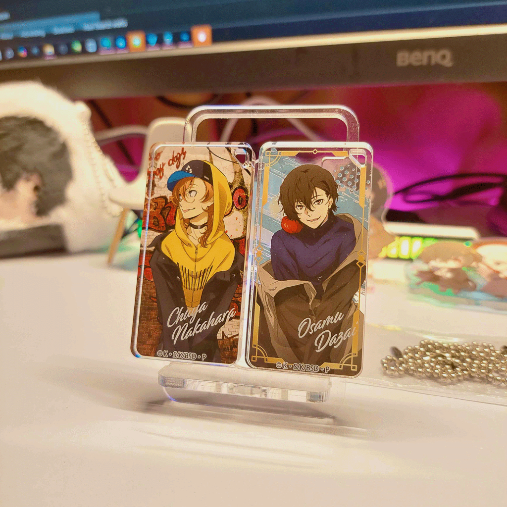 Official] BSD Bungo Stray Dogs Magazine Copyright Domiteria Key Chain ...