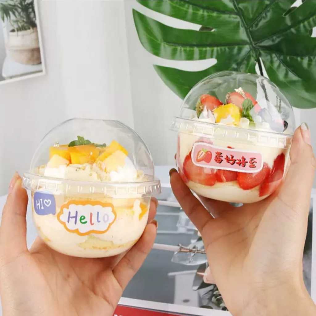 (10pc) Dessert Cup Box Cake Cake Ice Cream Pudding Drink Yogurt Cake ...