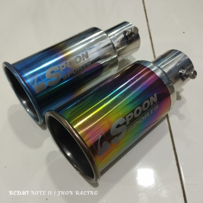 Car Exhaust racing Spoon Sport baud model/Exhaust Tip Variations ...