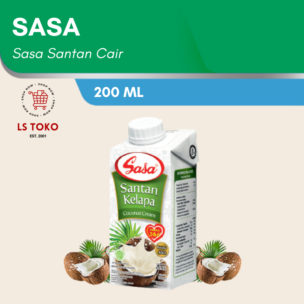 Sasa Coconut Milk 200ml | Shopee Malaysia